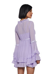 Real Divinity Mini Dress - Light Purple
