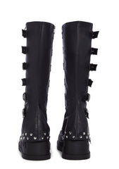 Stomp-223 Platform Knee High Boots