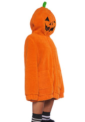 Urban Legend Pumpkin Hooded Sherpa Jacket
