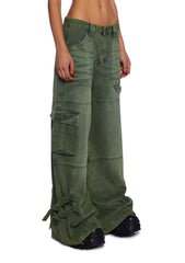 Get A Life Wide Leg Cargo Pants