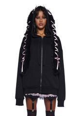 Precious Bunny Zip-Up Hoodie