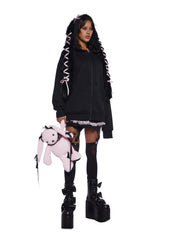 Precious Bunny Zip-Up Hoodie