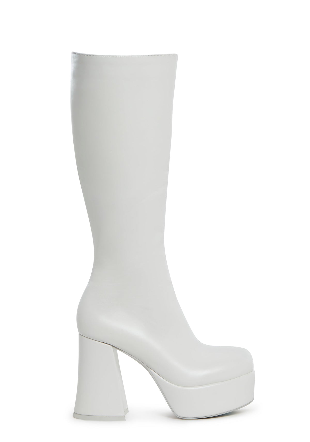 Flirty Flair Go Go Boots - White