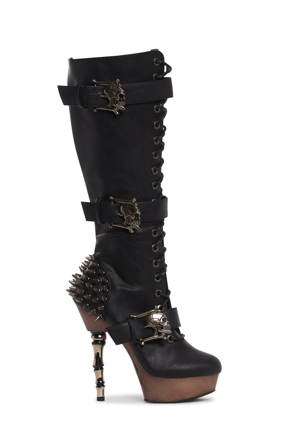 Muerto-2028 Platform Knee High Boots