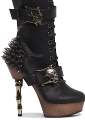 Muerto-2028 Platform Knee High Boots