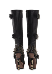 Muerto-2028 Platform Knee High Boots