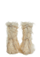 Warp Faux Fur Boots