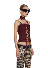 Waited All Night Corset Top