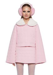 Polar Express Quilted Jacket  - Pink