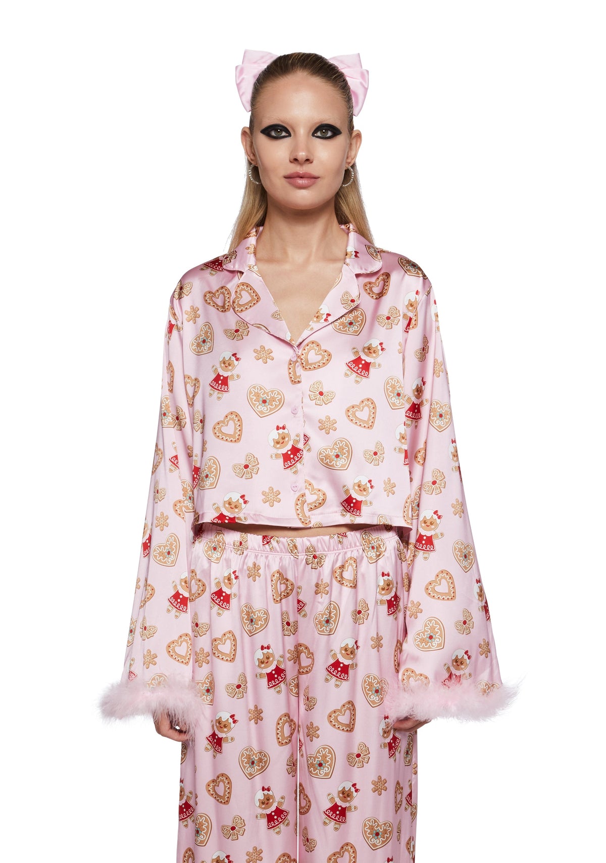 Love Surrounds Me Pajama Top - Pink
