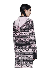 Deck The Skulls Zip-Up Hoodie