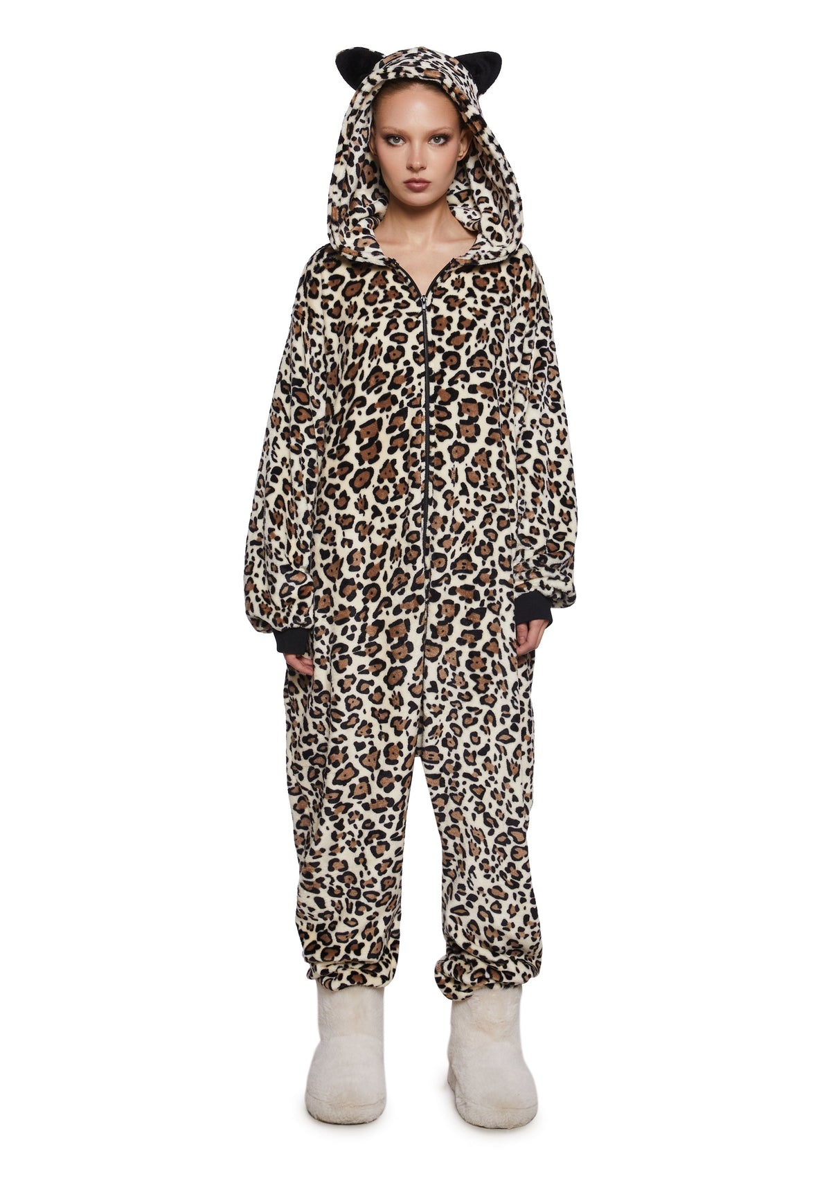 Sleepover Ready Leopard Jumpsuit