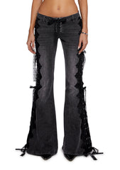 Across The Crowd Flare Jeans