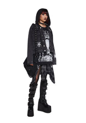 Fatal Hour Hooded Denim Jacket