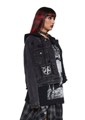 Fatal Hour Hooded Denim Jacket