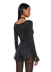 Ball Drop Glitter Playsuit