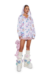 Cute Critters Hoodie - White