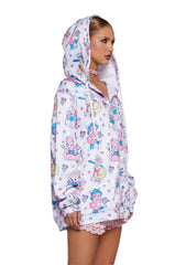 Cute Critters Hoodie - White