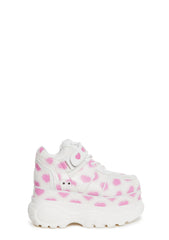 Fairywalker Platform Sneakers - White/Pink