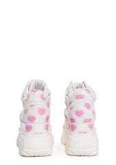 Fairywalker Platform Sneakers - White/Pink