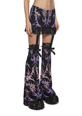 Virtually Lovesick Mini Skirt With Leg Warmers