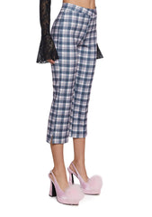 Book Club Babe Plaid Capri Pants