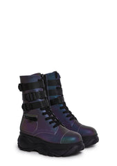 Mad Hustle Pocket Combat Boots - Reflective
