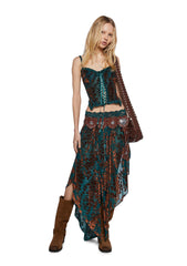 Carefree Songstress Midi Skirt