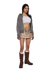 Prep School Rebel Mini Skirt