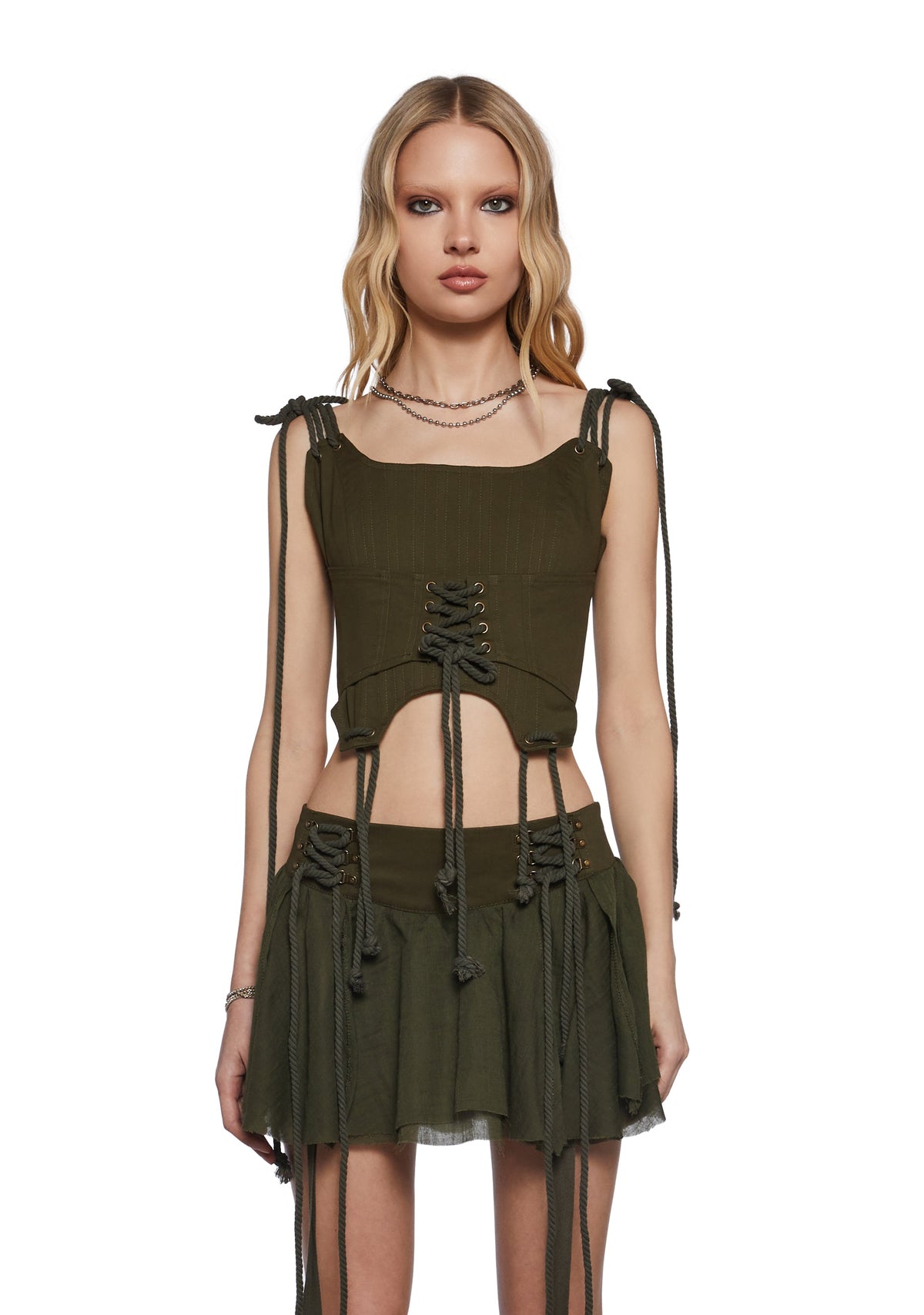 Chord Laced Corset Top