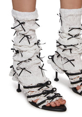 Paris Dreams Leg Warmer Heels