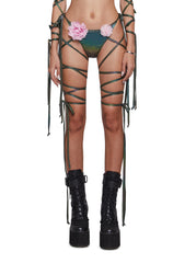 Electric Bloom Thong Panty