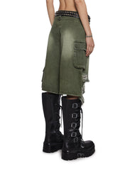 Chord Shredded Cargo Shorts