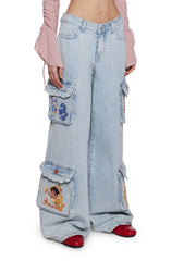 Cuddle Crew Denim Cargo Pants
