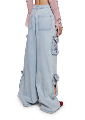 Cuddle Crew Denim Cargo Pants