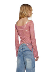 Call It Dreaming Long Sleeve Top - Pink