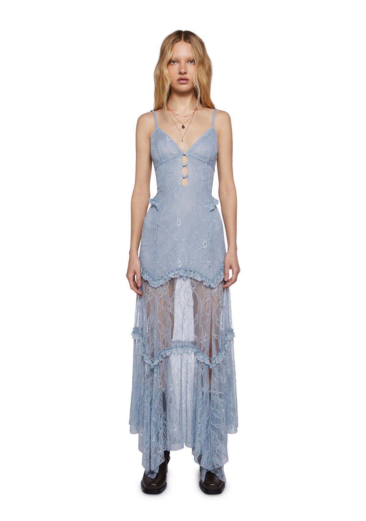 Imagined West Maxi Dress - Blue