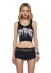 Dying Ribbed Tank Top