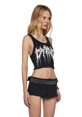 Dying Ribbed Tank Top