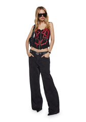 Pierced Heart Corset Top