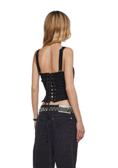 Pierced Heart Corset Top