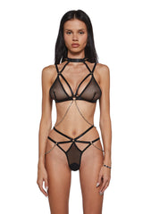 Midnight Mosh Lingerie Set