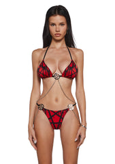 Pentagram Fan Bikini Set