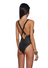 Steel And Ice One Piece Swimsuit