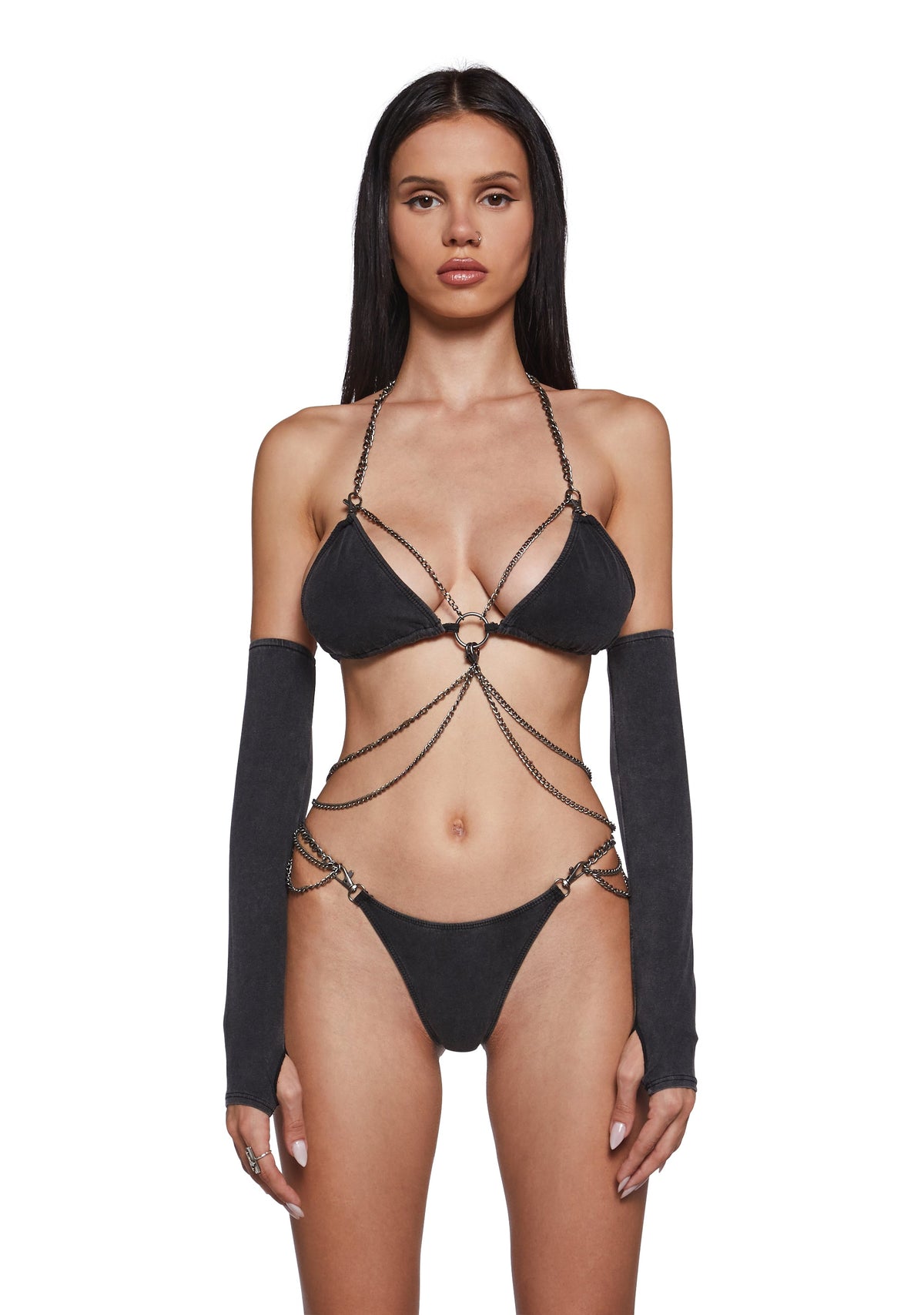 Ambient Strappy Chain Lingerie Set
