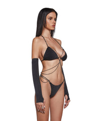 Ambient Strappy Chain Lingerie Set