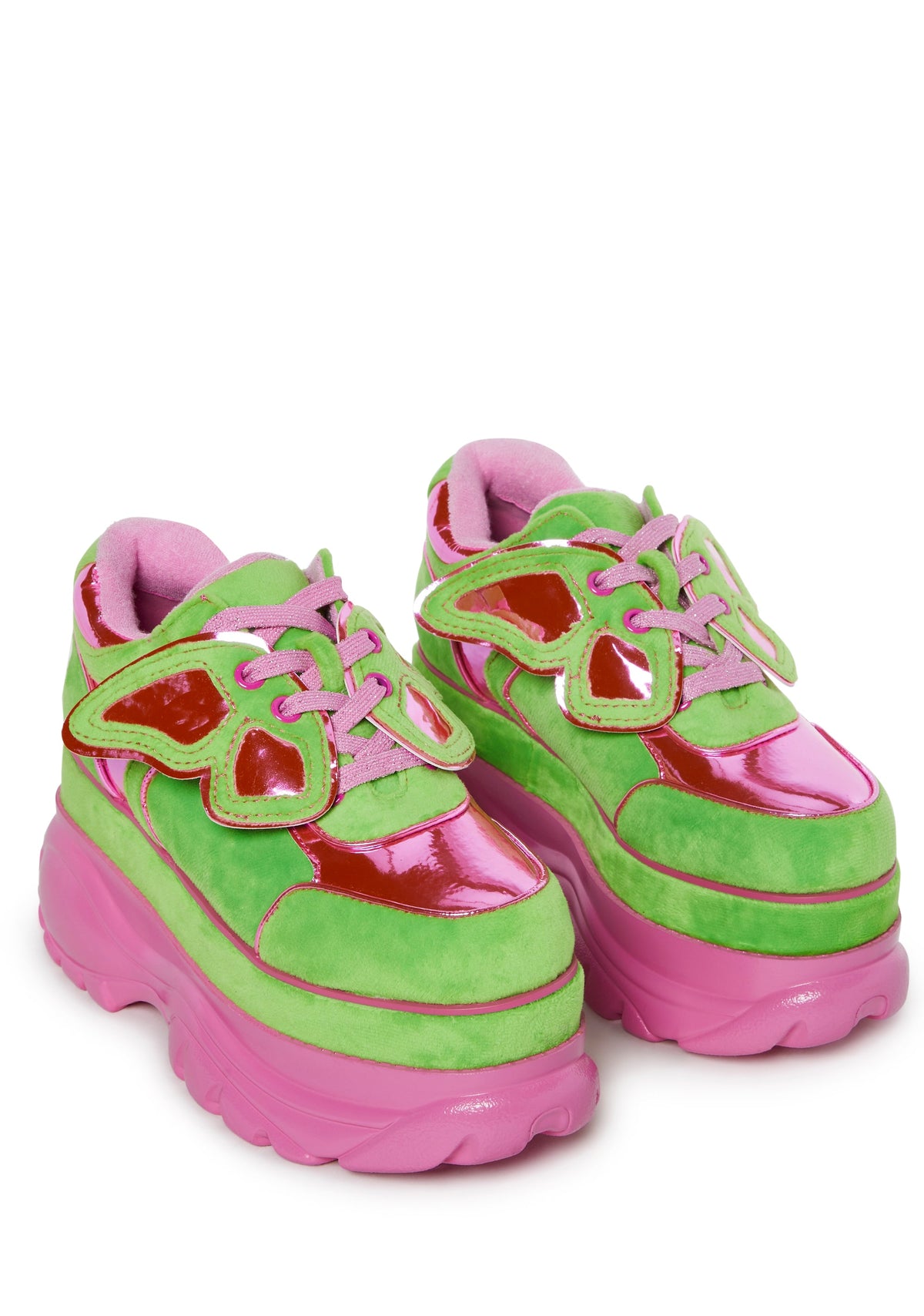 Groovy Butterfly Platform Sneakers