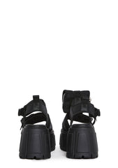 Utopia Platform Sandals - Black
