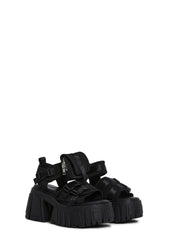 Utopia Platform Sandals - Black
