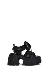 Utopia Platform Sandals - Black